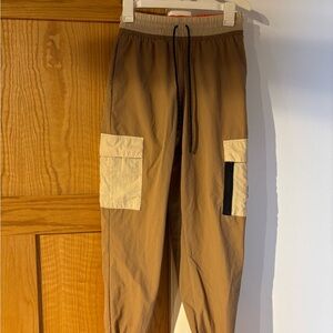 Nike Brown and Cream Cargo Pants